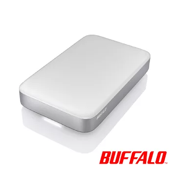 Buffalo 2.5吋Thunderbolt USB3.0雙介面1TB儲存硬碟(適用Mac與PC雙系統)白