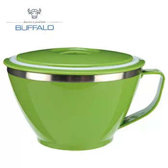 牛頭牌二重隔熱粉彩杯碗(單入)粉綠