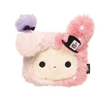 San-X 魔幻馬戲團毛毛系列毛絨化妝包。團長兔