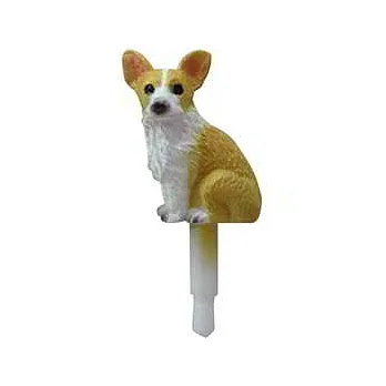 我的柯基犬耳機塞-兩色-站崗中