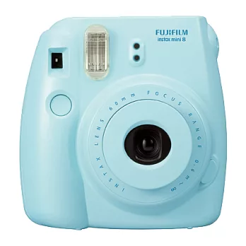 (平行輸入)FUJIFILM instax mini 8 拍立得相機-送空白底片一捲/藍色藍色