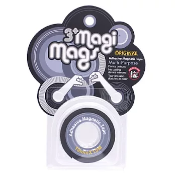 3+ Magi Mags 磁鐵膠帶 19mm x 1.5M - 1mm厚度加強版經典銀