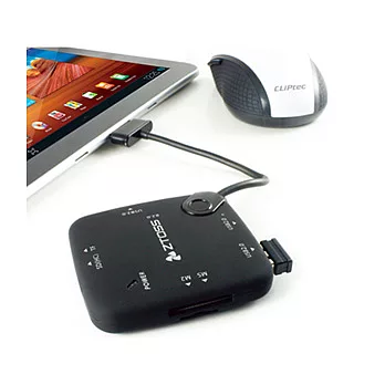 Ztoss Samsung Galaxy專用3USB+多功能讀卡機