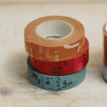 倉敷意匠-和紙膠帶-塗鴉風(1.5mm)(B)