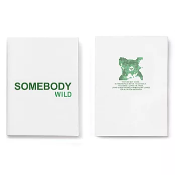 SOMEBODY WILD 野生名人筆記本無尾熊/叢林綠
