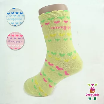 【anny pepe】兒童愛心短襪17黃