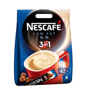 【雀巢】咖啡三合一減糖低脂袋裝 42入