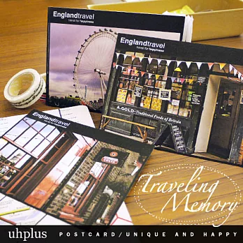 uhplus Traveling Memory旅人記憶.輕旅行明信片.英格蘭沿途(B)