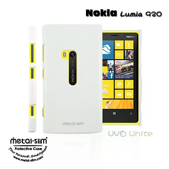 Metal-Slim Nokia Lumia 920 PC列 新型保護殼白