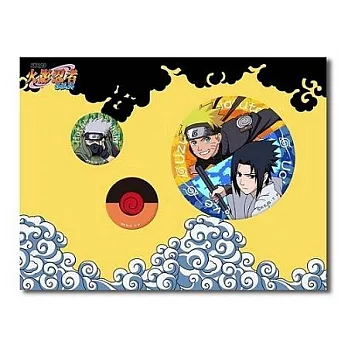 火影忍者-徽章組-木葉黃