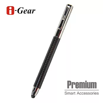 i-Gear Premium碳纖維觸控鋼珠筆