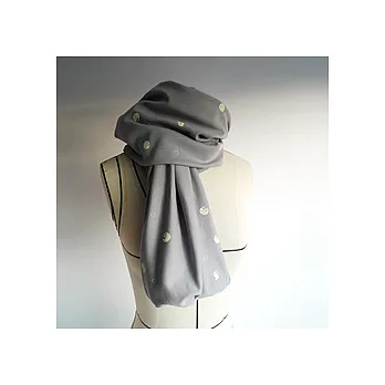 :Urb.【珍珠貓。多變圈圈巾】(圍巾/披巾)FREE淺灰 / 淡黃貓