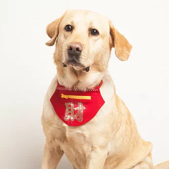 施華洛世奇吉祥如意寵物領巾紅包收納袋-L招財(L)