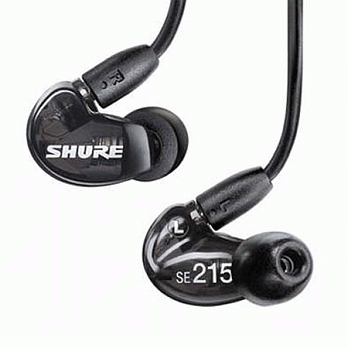 SHURE SE215BK 可換線高音質耳道式耳機(黑色)