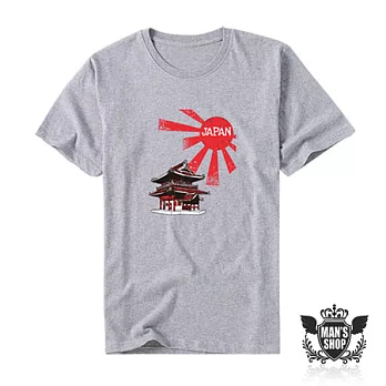 【男人幫】T0845*經SGS商品合核【東方不敗經典日式復古短袖T恤】日系竹節布料M淺灰色