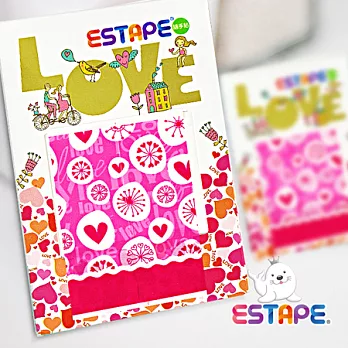 【ESTAPE】隨手貼OPP好心情(漂浮愛心)