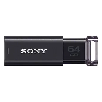 SONY USB3.0 炫彩繽紛 Click 隨身碟 64GB黑