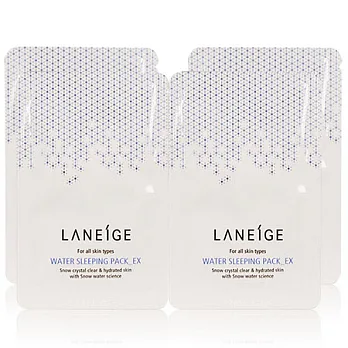LANEIGE 蘭芝 睡美人香氛水凝膜-EX(4ml)x4