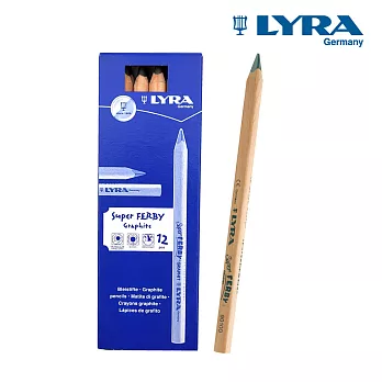 【德國LYRA】兒童三角原木鉛筆(17.5cm) 12入