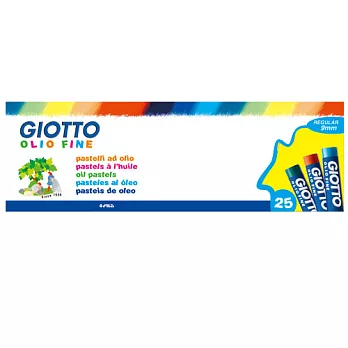 【義大利 GIOTTO】小學生粉蠟筆(25色)