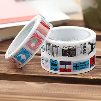 Prime Nakamura 法國之旅與郵票圖案膠帶(3P)