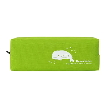 【Ocean Park】海洋公園方形筆袋-綠