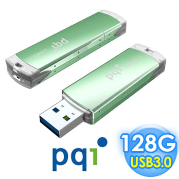 PQI 勁永 Nano 128GB USB3.0 極速時尚隨身碟-青蘋綠