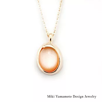 【山本美樹】小圓舞曲 壓克力水晶項鍊(金色)