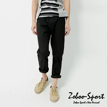【男人幫 】K0366*【百搭自然系達人極簡元素必備休閒長褲】36黑色