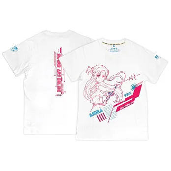 刀劍神域-潮流T-shirt(亞絲娜)L白色