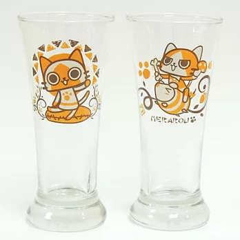 魔物獵人 艾路&梅拉路玻璃對杯