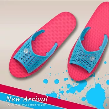 V-CUT 漾彩復古拖鞋 (藍x桃) Classic_M/藍x桃