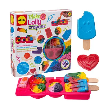 【美國ALEX】DIY蠟筆冰棒輕鬆做