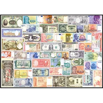 世界各國鈔票(01)拼圖1000片