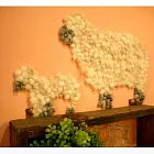 日本HA-RU 綿羊(Sheep)手作壁貼