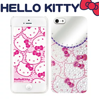 Hello Kitty 日版 iPhone5 鏡面背蓋閃耀蜜糖iP5-KT13