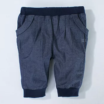 百事特童裝e店【ELLE】休閒束口七分褲90藍