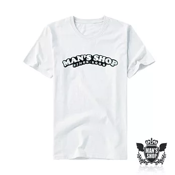 【男人幫 】T0899*【休閒毛巾貼布拼貼短袖T恤】L白色