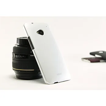 Vouni hTC The New One M7 超薄磨砂保護背殼-潤系列白色