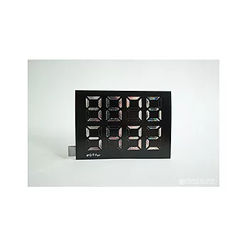 (*´∀`*)ノ示愛必備♡『自己動手戳紀念日』Digit Card / 數字卡片 雷射繽紛版_閃耀黑