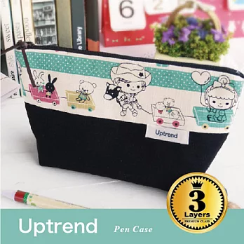 Uptrend Wonderful land(幸福列車)寬底筆袋