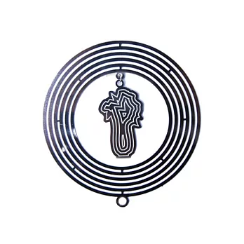 3D文物金屬書籤掛飾-翠玉白菜