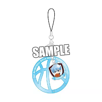 影子籃球員籃球造型角色吊飾:黑子哲也.