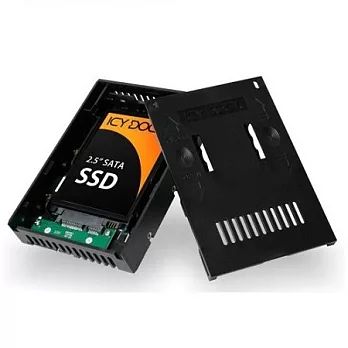 ICY DOCK 2.5吋轉3.5吋SATA SSD&硬碟轉換盒-MB882SP-1S-2B
