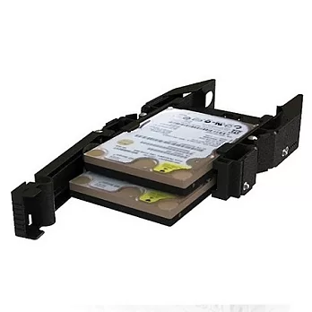 ICY DOCK 2.5吋雙層式SSD&硬碟固定架-MB990SP-B