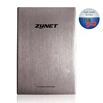 Zynet 散熱極佳 OPA59 USB3.0外接盒科技銀