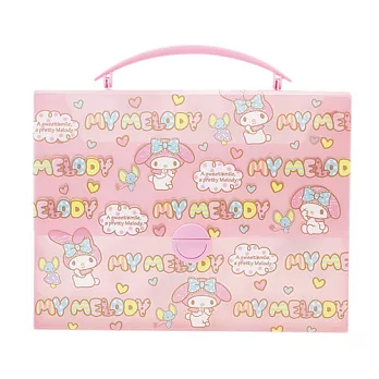 SANRIO 美樂蒂文件收納提盒-LOGO