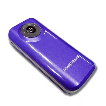 5200mA行動電源-巧精靈PowerBank-加贈iPhone5三件式保護貼紫