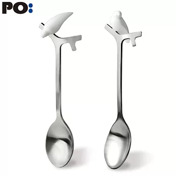 《PO:》白鴿茶匙組 (一對)