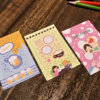 拍立得邊框貼紙組-Friend